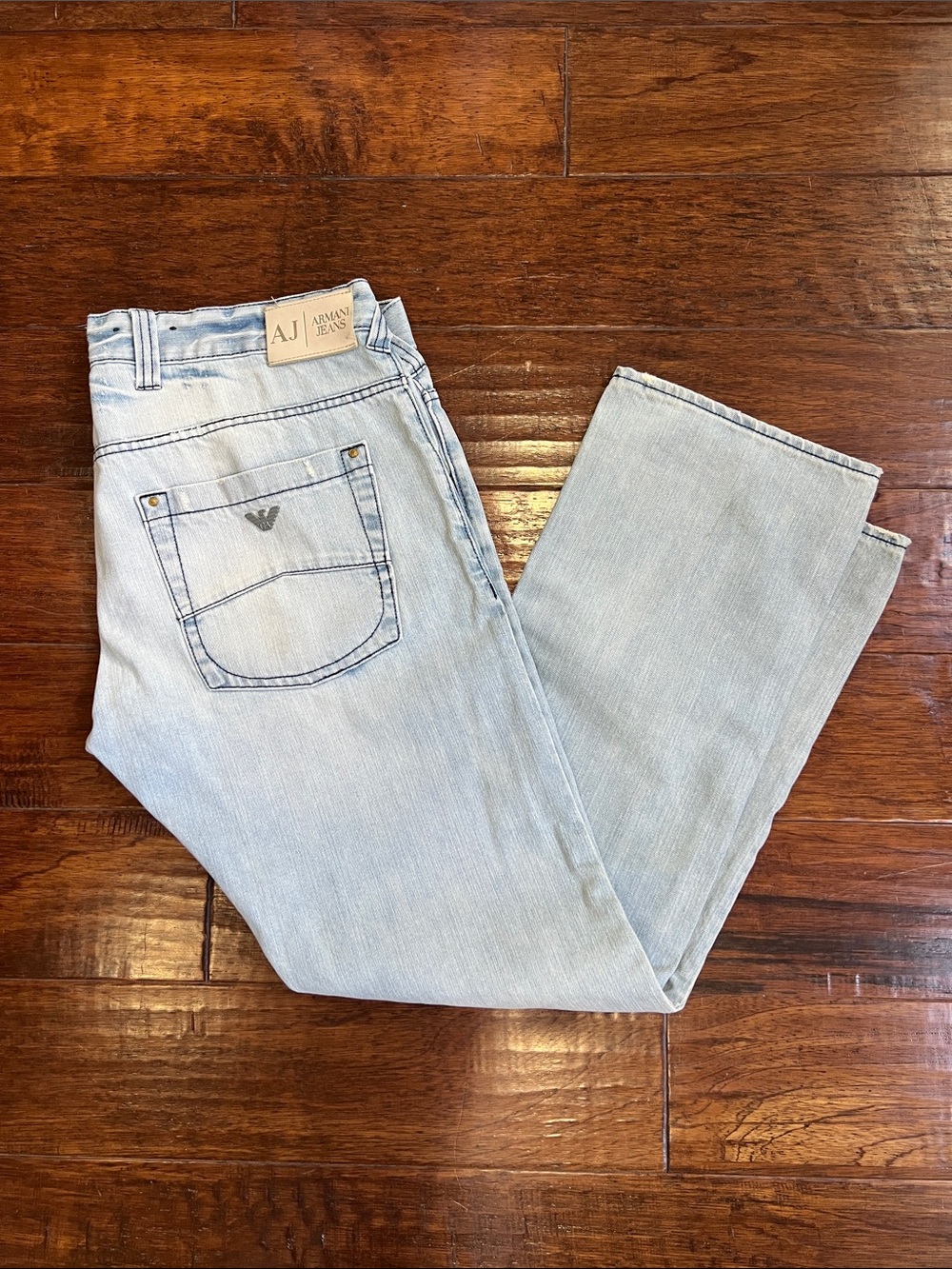 Armani Jeans Light Wash Men’s Straight Jeans Size 36